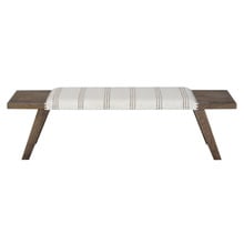 Reston Mango Wood Ottoman Bench